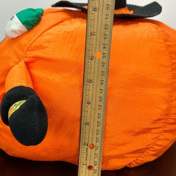 International Silver Co Nylon Pumpkin Jack O Lantern Witch Stuffed Toy Halloween - Picture 12 of 13